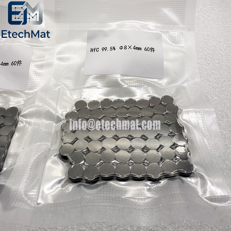 4 mm×8 mm HfC Pellet