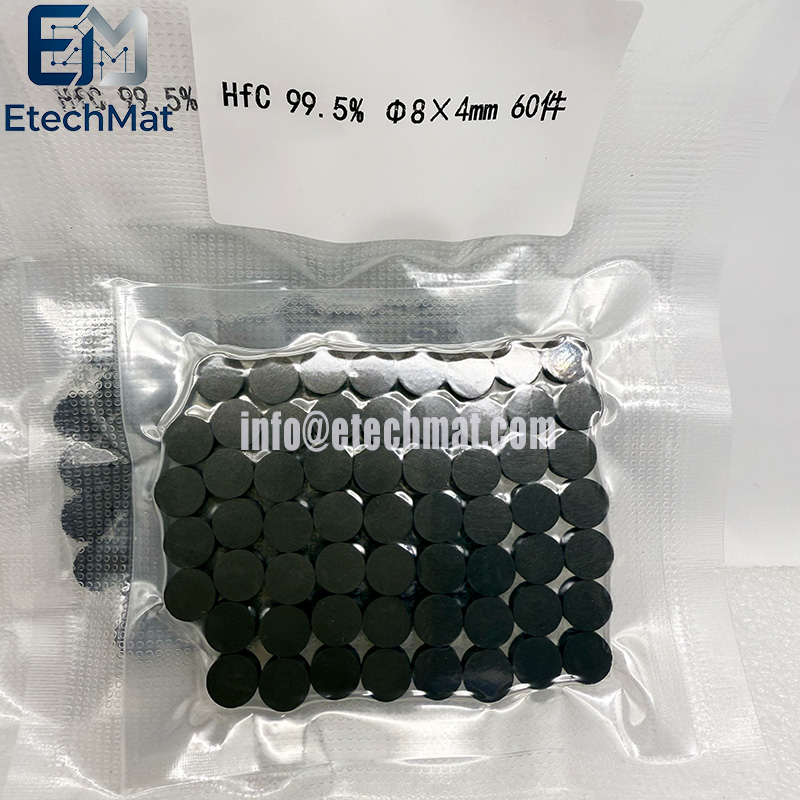 Custom HfC Hafnium Carbide Pellet